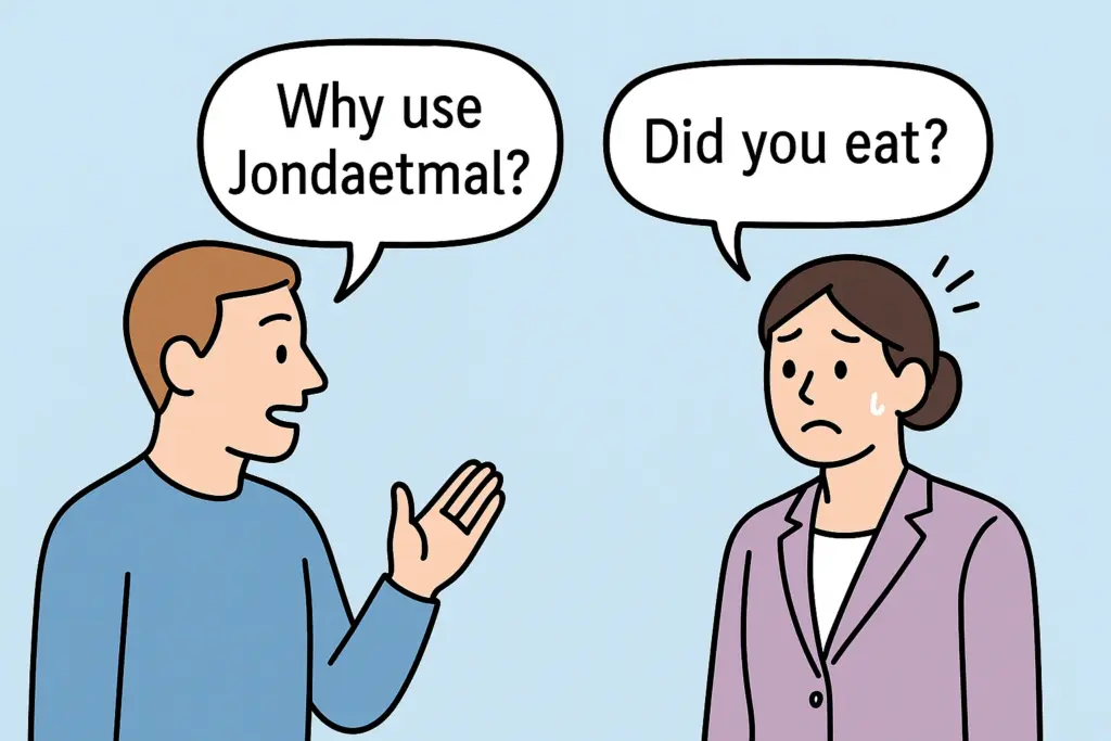 Why do I have to use formal speech