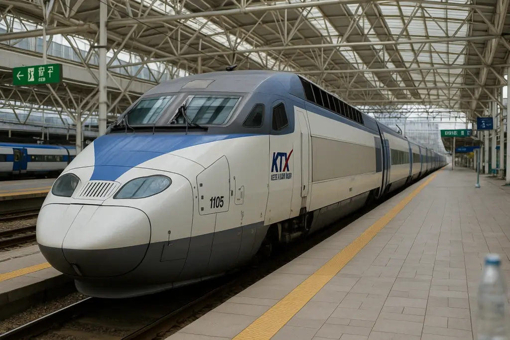 KTX at Seoul Station