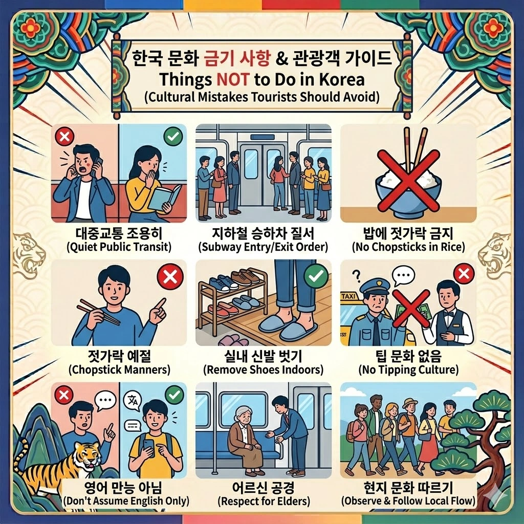 Things NOT to Do in Korea (Cultural Mistakes Tourists Should Avoid)